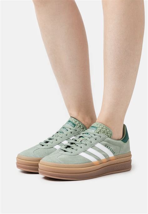 adidas gazelle dames groen|Adidas originals gazelle bold green.